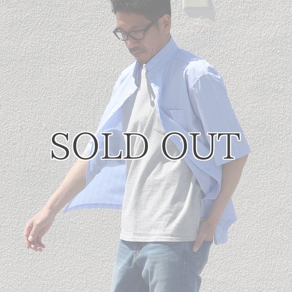 画像6: レジメンタルスタンドスモールカラー ハーフスリーブシャツ【MADE IN JAPAN】『日本製』/ Upscape Audience (6)