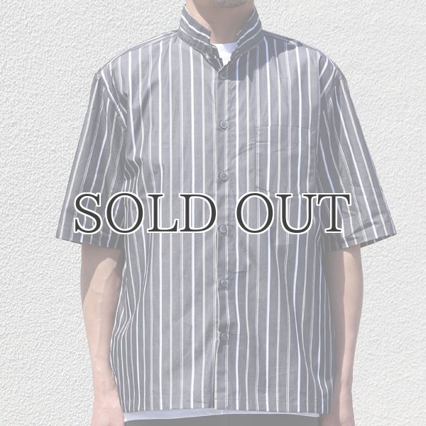 画像12: レジメンタルスタンドスモールカラー ハーフスリーブシャツ【MADE IN JAPAN】『日本製』/ Upscape Audience (12)