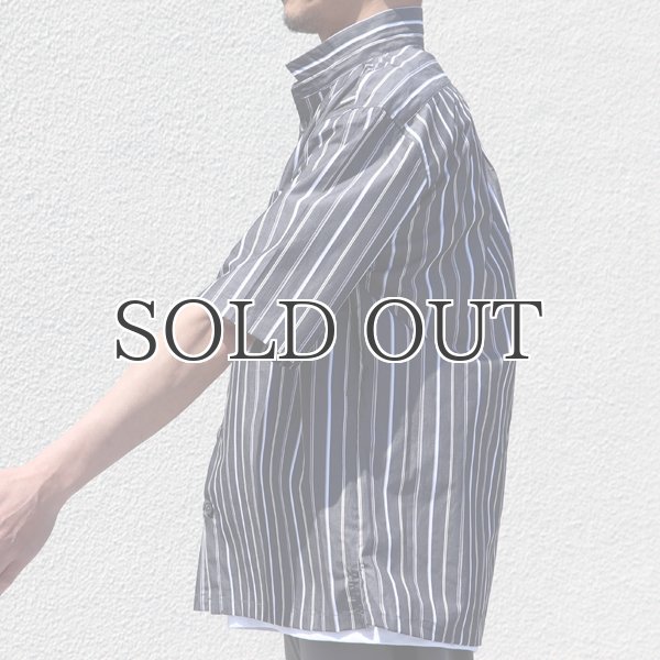 画像14: レジメンタルスタンドスモールカラー ハーフスリーブシャツ【MADE IN JAPAN】『日本製』/ Upscape Audience (14)