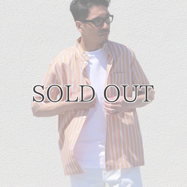 画像5: レジメンタルスタンドスモールカラー ハーフスリーブシャツ【MADE IN JAPAN】『日本製』/ Upscape Audience (5)