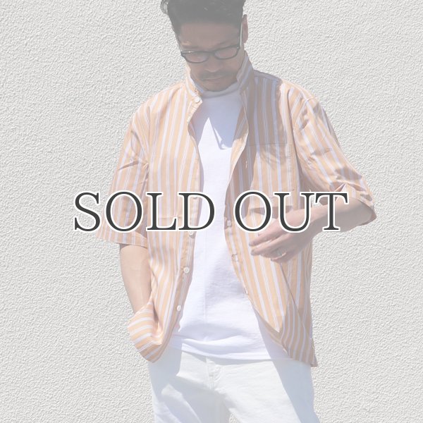 画像6: レジメンタルスタンドスモールカラー ハーフスリーブシャツ【MADE IN JAPAN】『日本製』/ Upscape Audience (6)