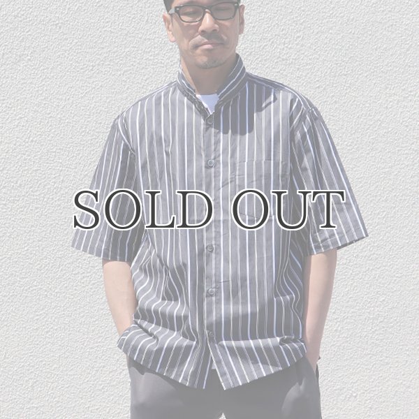 画像7: レジメンタルスタンドスモールカラー ハーフスリーブシャツ【MADE IN JAPAN】『日本製』/ Upscape Audience (7)