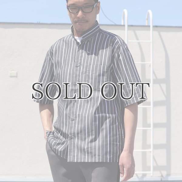 画像8: レジメンタルスタンドスモールカラー ハーフスリーブシャツ【MADE IN JAPAN】『日本製』/ Upscape Audience (8)