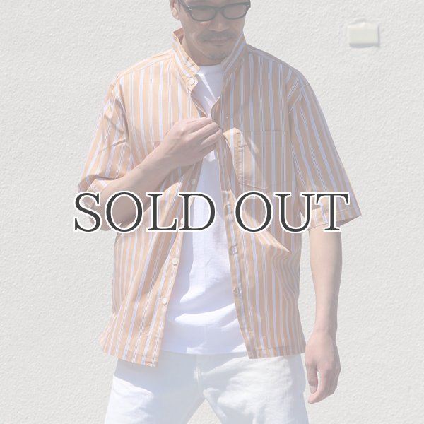 画像11: レジメンタルスタンドスモールカラー ハーフスリーブシャツ【MADE IN JAPAN】『日本製』/ Upscape Audience (11)