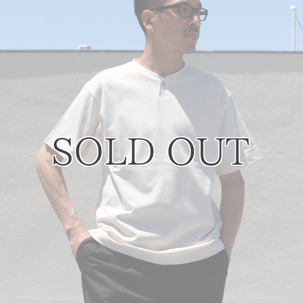 画像4: VORTEX（MVS天竺）コンチョボタンヘンリー 半袖Tee【MADE IN JAPAN】『日本製』/ Upscape Audience (4)