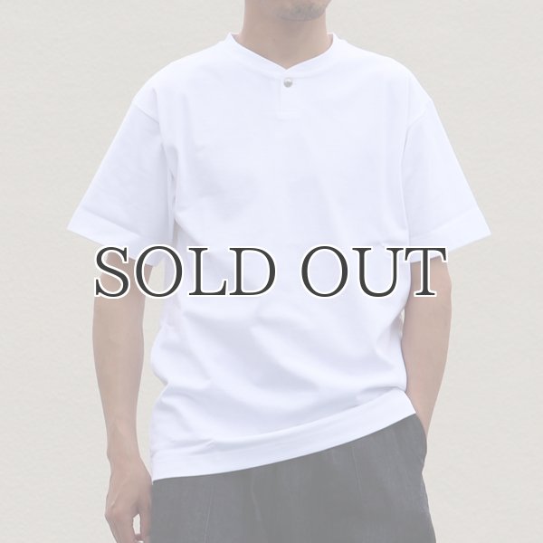 画像3: VORTEX(MVS天竺)コンチョボタンヘンリー 半袖Tee【MADE IN JAPAN】『日本製』/ Upscape Audience (3)
