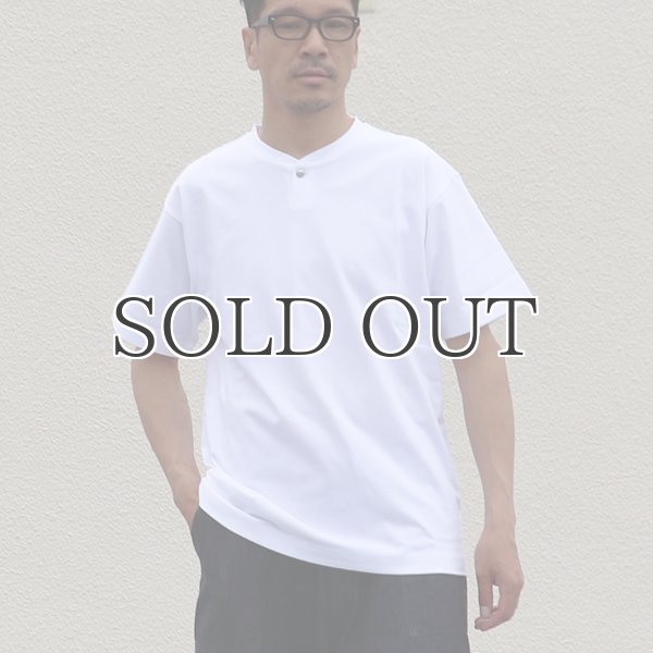 画像4: VORTEX(MVS天竺)コンチョボタンヘンリー 半袖Tee【MADE IN JAPAN】『日本製』/ Upscape Audience (4)