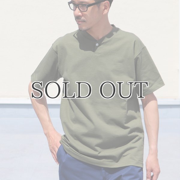 画像3: VORTEX8オンス（MVS天竺）コンチョボタンヘンリー 半袖Tee【MADE IN JAPAN】『日本製』/ Upscape Audience (3)