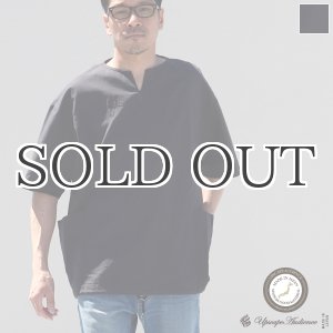 画像: ミラクルコットンダンガリー  ツールポケ キーネック ビッグTシャツ【MADE IN JAPAN】『日本製』/ Upscape Audience