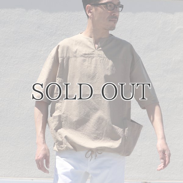 画像8: ミラクルコットンダンガリー  ツールポケ キーネック ビッグTシャツ【MADE IN JAPAN】『日本製』/ Upscape Audience (8)