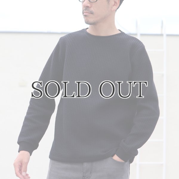 画像6: 「尾州」ストライプキルト クルーネック プルオーバー【MADE IN JAPAN】『日本製』 / Upscape Audience (6)