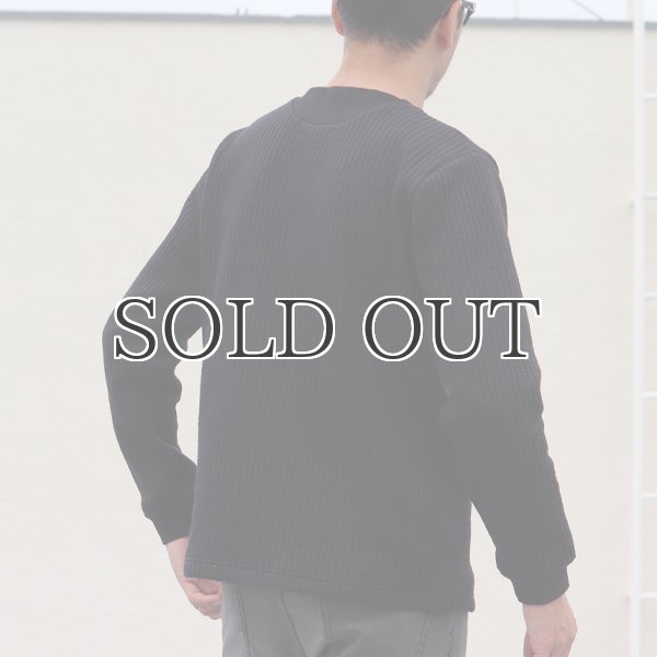 画像9: 「尾州」ストライプキルト クルーネック プルオーバー【MADE IN JAPAN】『日本製』 / Upscape Audience (9)