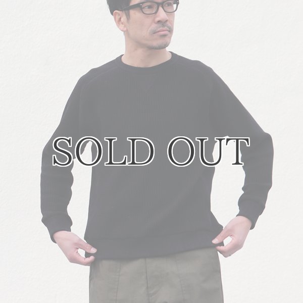 画像6: ビッグワッフル ガゼット クルーネック スウェットライク ニットソー【MADE IN JAPAN】『日本製』 / Upscape Audience (6)