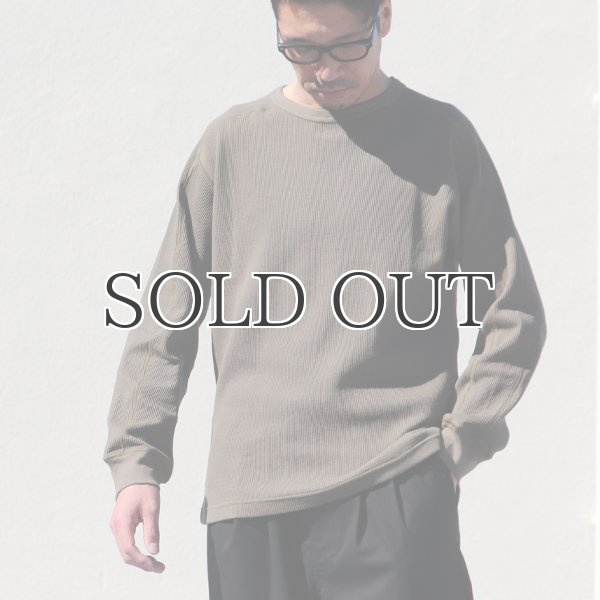 画像7: 度詰ワッフル6.6オンス スプリットスリーブ ミリタリーLS TEE【MADE IN JAPAN】『日本製』 / Upscape Audience (7)