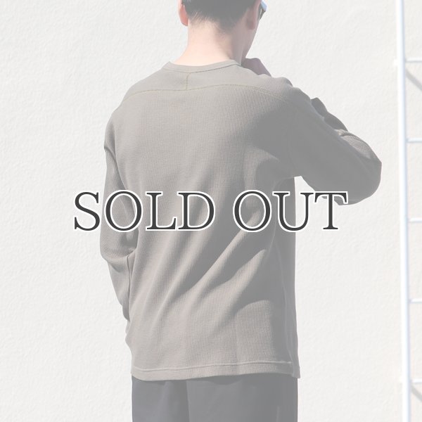 画像10: 度詰ワッフル6.6オンス スプリットスリーブ ミリタリーLS TEE【MADE IN JAPAN】『日本製』 / Upscape Audience (10)