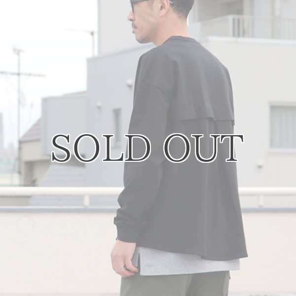 画像11: VORTEX 8オンス(MVS天竺) インバーテッドプリーツ ボクシーAライン 長袖Tee【MADE IN JAPAN】『日本製』/ Upscape Audience (11)