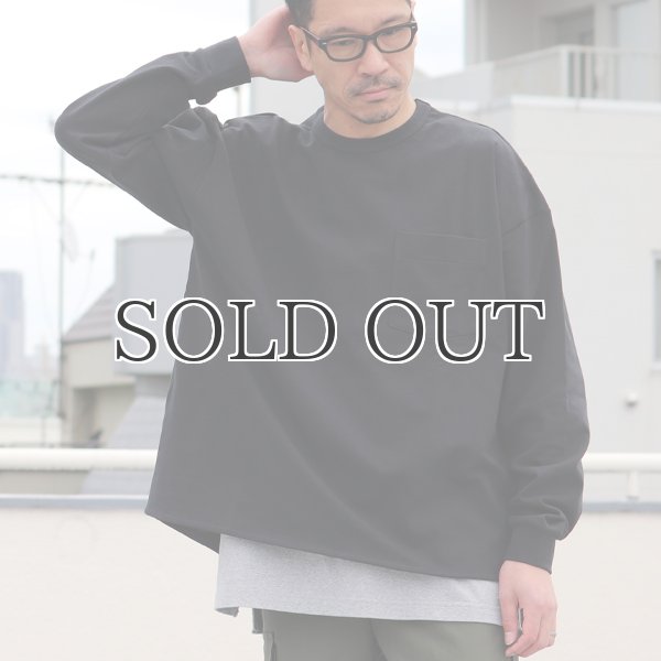 画像3: VORTEX 8オンス(MVS天竺) インバーテッドプリーツ ボクシーAライン 長袖Tee【MADE IN JAPAN】『日本製』/ Upscape Audience (3)