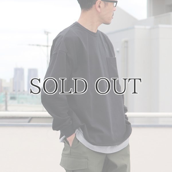 画像4: VORTEX 8オンス(MVS天竺) インバーテッドプリーツ ボクシーAライン 長袖Tee【MADE IN JAPAN】『日本製』/ Upscape Audience (4)