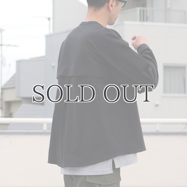 画像6: VORTEX 8オンス(MVS天竺) インバーテッドプリーツ ボクシーAライン 長袖Tee【MADE IN JAPAN】『日本製』/ Upscape Audience (6)