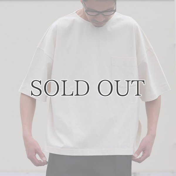 画像3: VORTEX 8オンス（MVS天竺）サイドスリット ハーフスリーブ ボクシーTee【MADE IN JAPAN】『日本製』/ Upscape Audience (3)