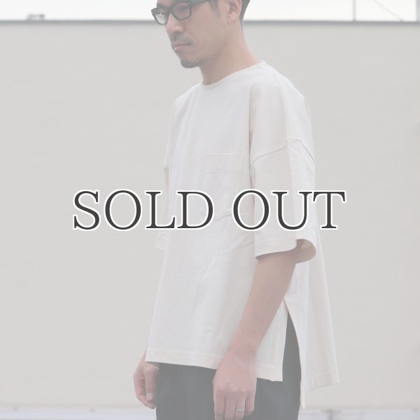 画像7: VORTEX 8オンス（MVS天竺）サイドスリット ハーフスリーブ ボクシーTee【MADE IN JAPAN】『日本製』/ Upscape Audience (7)