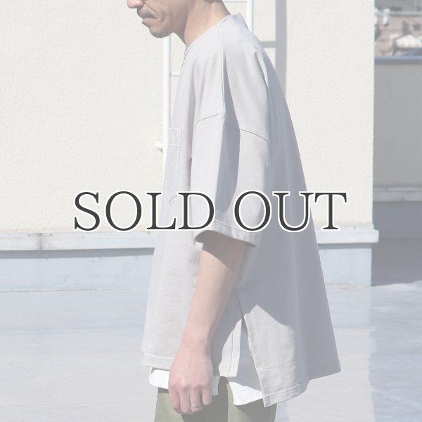 画像4: VORTEX 8オンス（MVS天竺）サイドスリット ハーフスリーブ ボクシーTee【MADE IN JAPAN】『日本製』/ Upscape Audience (4)