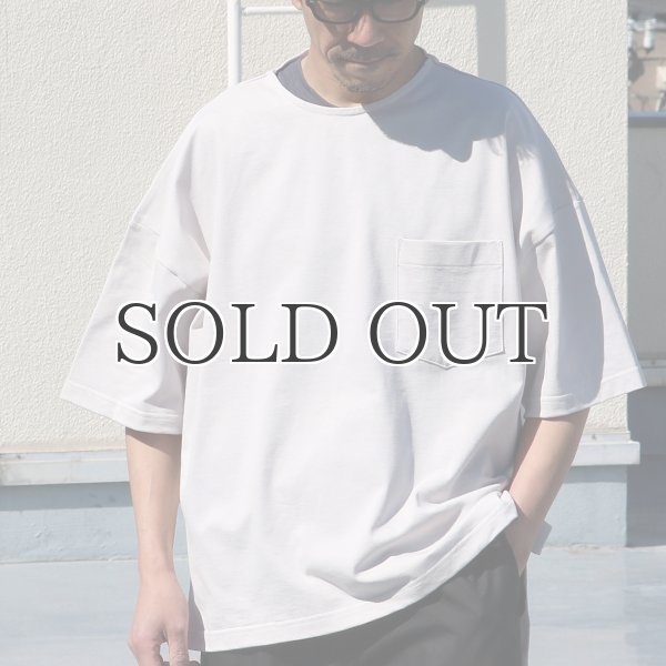 画像5: VORTEX 8オンス（MVS天竺）サイドスリット ハーフスリーブ ボクシーTee【MADE IN JAPAN】『日本製』/ Upscape Audience (5)