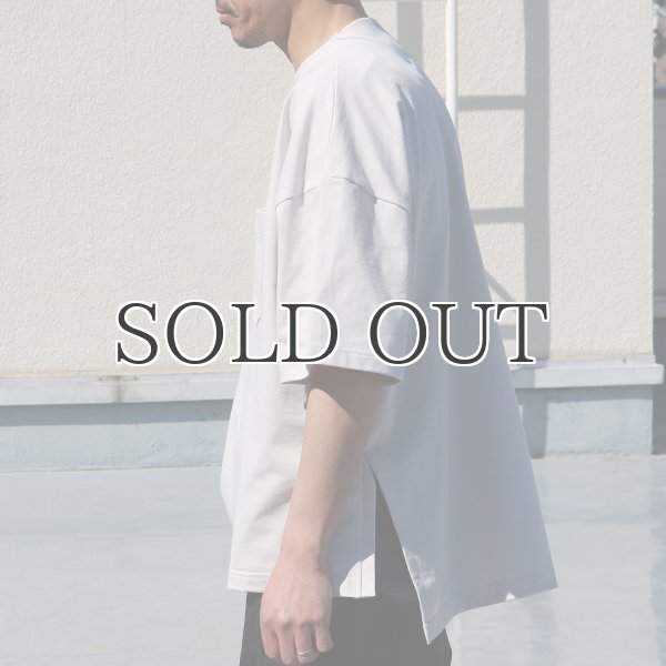 画像6: VORTEX 8オンス（MVS天竺）サイドスリット ハーフスリーブ ボクシーTee【MADE IN JAPAN】『日本製』/ Upscape Audience (6)