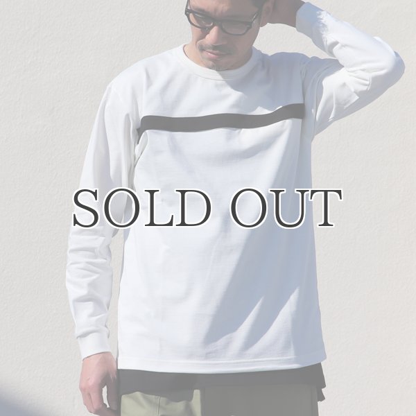 画像3: VORTEX 8オンス(MVS天竺)ツートンラインシームポケット 長袖Tee【MADE IN JAPAN】『日本製』/ Upscape Audience (3)