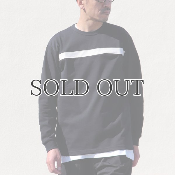 画像6: VORTEX 8オンス(MVS天竺)ツートンラインシームポケット 長袖Tee【MADE IN JAPAN】『日本製』/ Upscape Audience (6)