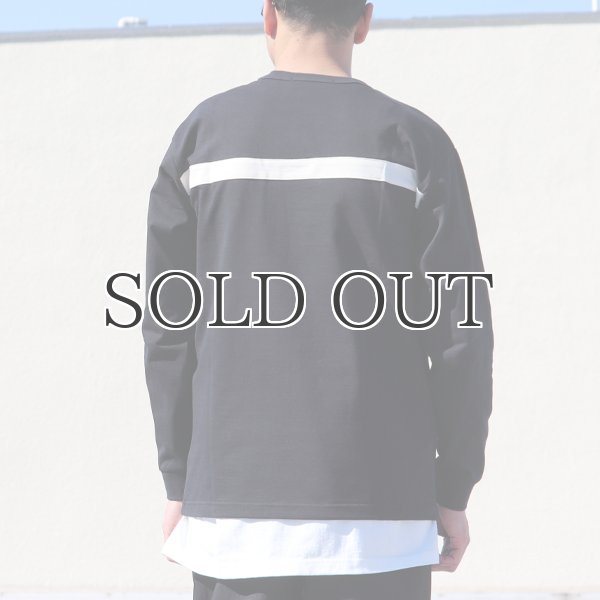 画像8: VORTEX 8オンス(MVS天竺)ツートンラインシームポケット 長袖Tee【MADE IN JAPAN】『日本製』/ Upscape Audience (8)