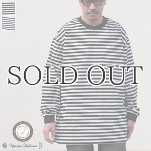 画像: VORTEX 8オンス（MVS天竺）ロシアンボーダークルーネック 長袖Tee『MADE IN JAPAN』『日本製』 / Upscape Audience