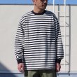 画像2: Basque 10オンス ( バスク天竺 ) ドローコード ヘムアジャスター XL 長袖Tシャツ【MADE IN JAPAN】『日本製』/ Upscape Audience (2)