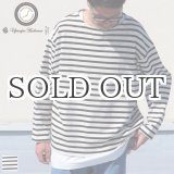 画像: Basque10オンス（バスク天竺）フレンチボーダー ボートネック BOX Tee【MADE IN JAPAN】『日本製』/ Upscape Audience