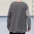 画像5: Basque10オンス（バスク天竺）フレンチボーダー ボートネック BOX Tee【MADE IN JAPAN】『日本製』/ Upscape Audience (5)