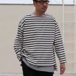 画像8: Basque10オンス（バスク天竺）フレンチボーダー ボートネック BOX Tee【MADE IN JAPAN】『日本製』/ Upscape Audience (8)