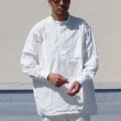 画像5: 馬布ヴィンテージフィニッシュバンドカラースクエアロングシャツ【MADE IN JAPAN】『日本製』/ Upscape Audience (5)