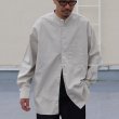 画像3: 6オンス オックスフォード バンドカラー L/S ボクシーシャツ【MADE IN JAPAN】『日本製』/ Upscape Audience (3)