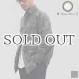 画像: グリストーンW ヨコムラバックサテン ファティーグ長袖 ボクシーシャツ【MADE IN JAPAN】『日本製』/ Upscape Audience