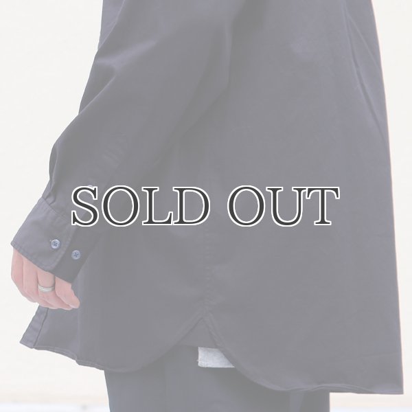画像20: 遠州織7オンス チノクロス バンドカラー 長袖 ボクシーAライン シャツ【MADE IN JAPAN】『日本製』/ Upscape Audience (20)