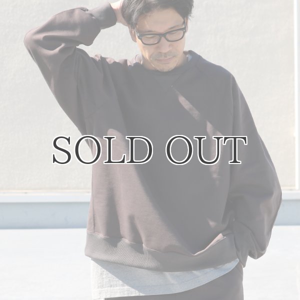 画像4: 「尾州」16オンス ハードコンパクト ヘビー裏毛 ラグラン XL ガゼットクルーネック スウェット【MADE IN JAPAN】【送料無料】『日本製』 / Upscape Audience (4)