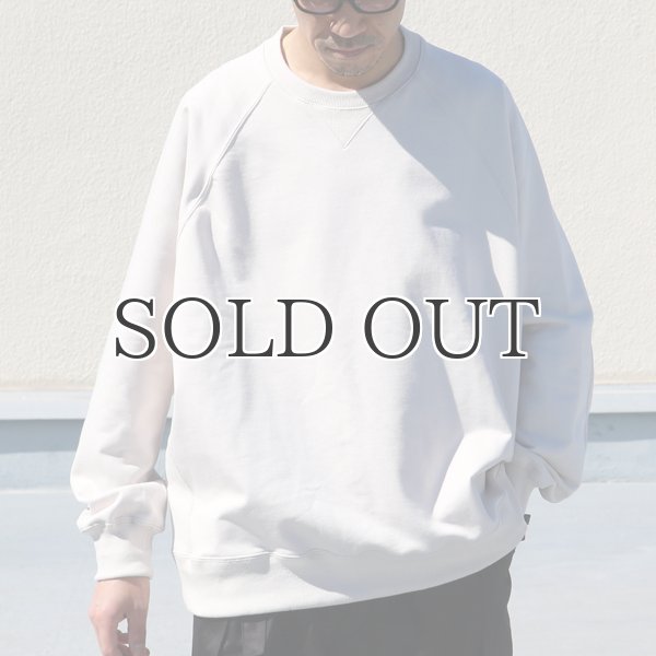 画像3: 「尾州」16オンス ハードコンパクト ヘビー裏毛 ラグラン XL ガゼットクルーネック スウェット【MADE IN JAPAN】【送料無料】『日本製』 / Upscape Audience (3)