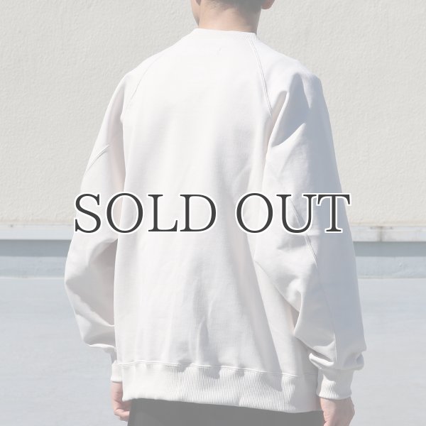 画像6: 「尾州」16オンス ハードコンパクト ヘビー裏毛 ラグラン XL ガゼットクルーネック スウェット【MADE IN JAPAN】【送料無料】『日本製』 / Upscape Audience (6)