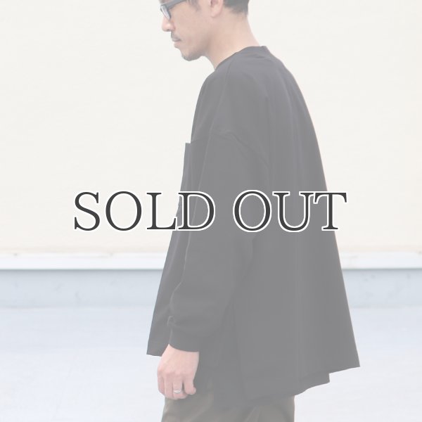 画像13: VORTEX 8オンス（MVS天竺）サイドスリット Aライン ボクシー長袖Tee【MADE IN JAPAN】『日本製』/ Upscape Audience (13)