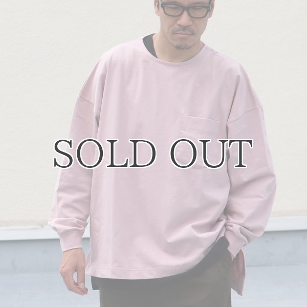 画像14: VORTEX 8オンス（MVS天竺）サイドスリット Aライン ボクシー長袖Tee【MADE IN JAPAN】『日本製』/ Upscape Audience (14)