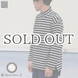 画像: Basque10オンス（バスク天竺）フレンチボーダー モックネック ボクシー Tee【MADE IN JAPAN】『日本製』/ Upscape Audience