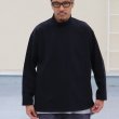 画像2: Basque10オンス（バスク天竺）フレンチボーダー モックネック ボクシー Tee【MADE IN JAPAN】『日本製』/ Upscape Audience (2)