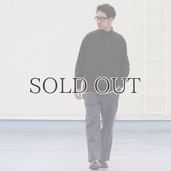 画像7: Basque10オンス(バスク天竺)フレンチボーダー モックネック ボクシー Tee【MADE IN JAPAN】『日本製』/ Upscape Audience (7)