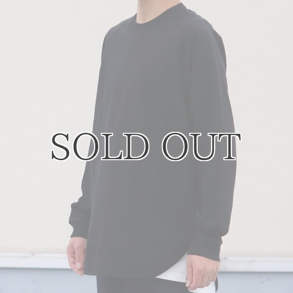 画像17: 丸胴 ヘビーウェイト(度詰天竺)10オンス ヘムラウンド 長袖Tシャツ【MADE IN JAPAN】『日本製』/ Upscape Audience (17)