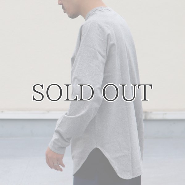 画像14: 丸胴 ヘビーウェイト(度詰天竺)10オンス ヘムラウンド 長袖Tシャツ【MADE IN JAPAN】『日本製』/ Upscape Audience (14)